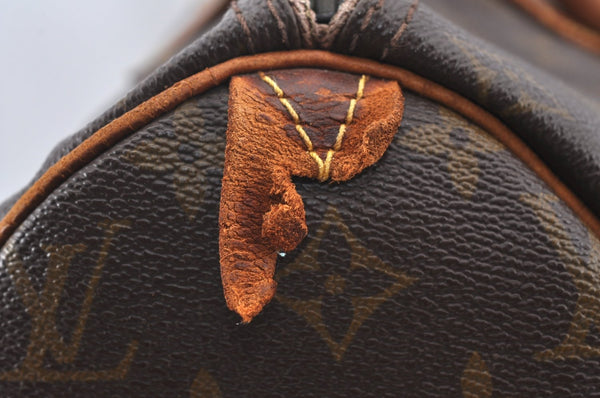 Authentic Louis Vuitton Monogram Speedy 40 Hand Boston Bag Old Model LV K5321