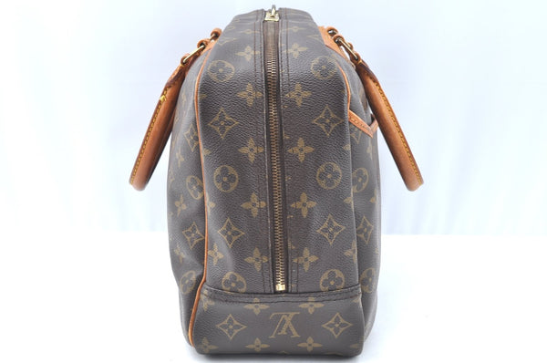 Authentic Louis Vuitton Monogram Deauville Hand Bag M47270 LV K5322