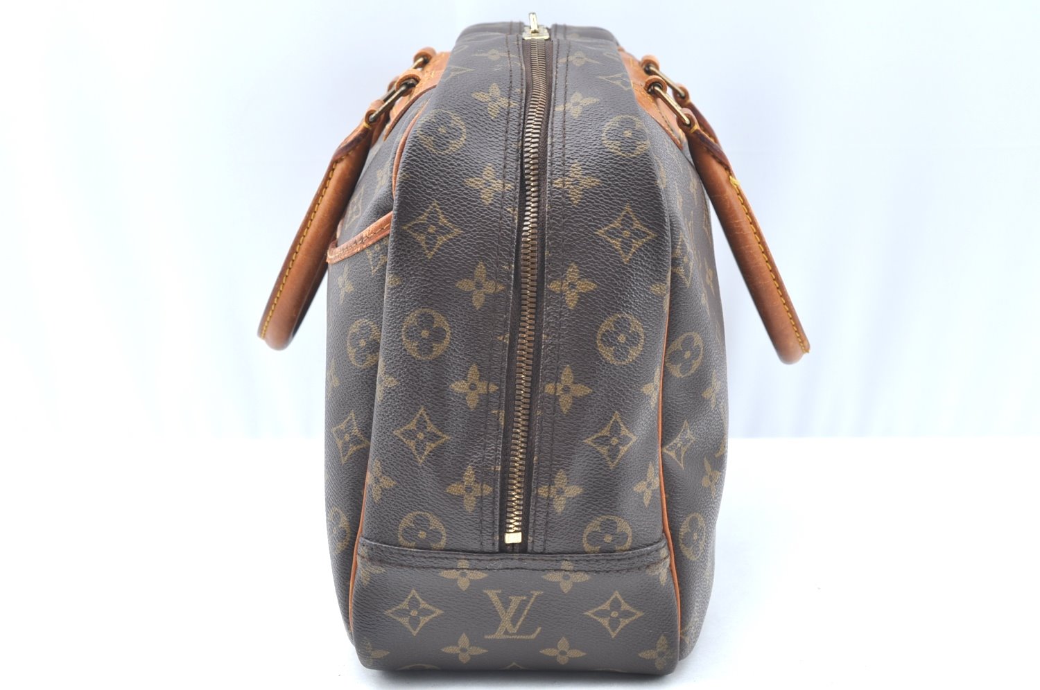 Authentic Louis Vuitton Monogram Deauville Hand Bag M47270 LV K5322