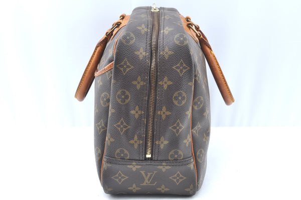 Authentic Louis Vuitton Monogram Deauville Hand Bag M47270 LV K5322