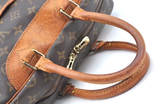 Authentic Louis Vuitton Monogram Deauville Hand Bag M47270 LV K5322