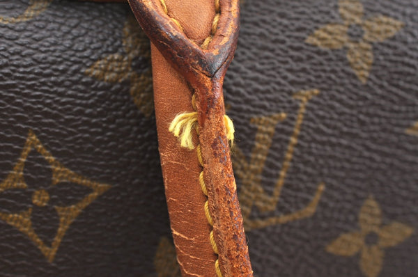 Authentic Louis Vuitton Monogram Deauville Hand Bag M47270 LV K5322