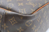 Authentic Louis Vuitton Monogram Deauville Hand Bag M47270 LV K5322