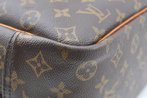 Authentic Louis Vuitton Monogram Deauville Hand Bag M47270 LV K5322