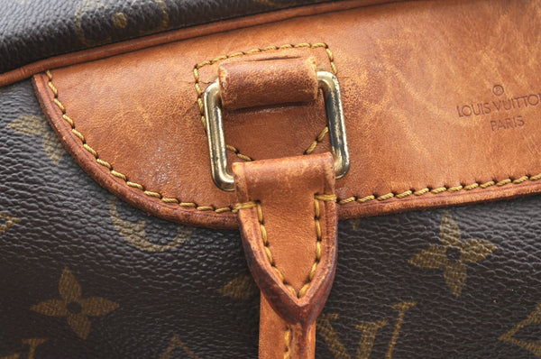 Authentic Louis Vuitton Monogram Deauville Hand Bag M47270 LV K5322