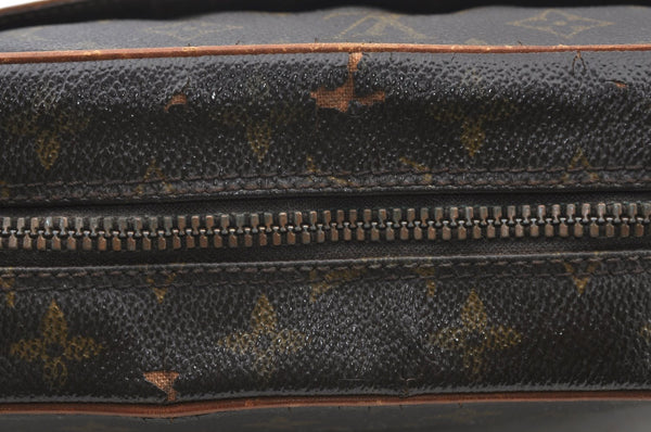 Authentic Louis Vuitton Monogram Compiegne 28 Clutch Hand Bag M51845 LV K5323