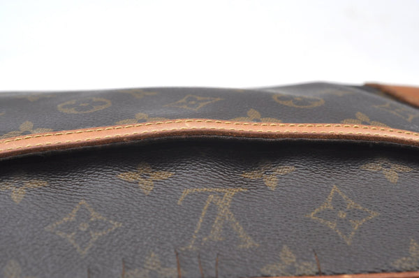 Authentic Louis Vuitton Monogram Compiegne 28 Clutch Hand Bag M51845 LV K5323