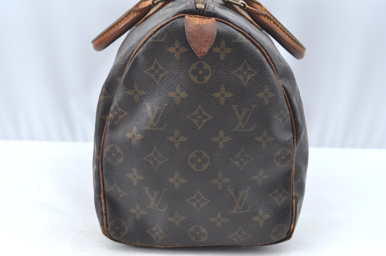 Authentic Louis Vuitton Monogram Speedy 35 Hand Boston Bag M41524 LV K5324