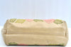 Authentic FENDI Flower Motif Bijou Leather Shoulder Tote Bag Beige K5326