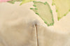 Authentic FENDI Flower Motif Bijou Leather Shoulder Tote Bag Beige K5326