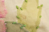 Authentic FENDI Flower Motif Bijou Leather Shoulder Tote Bag Beige K5326