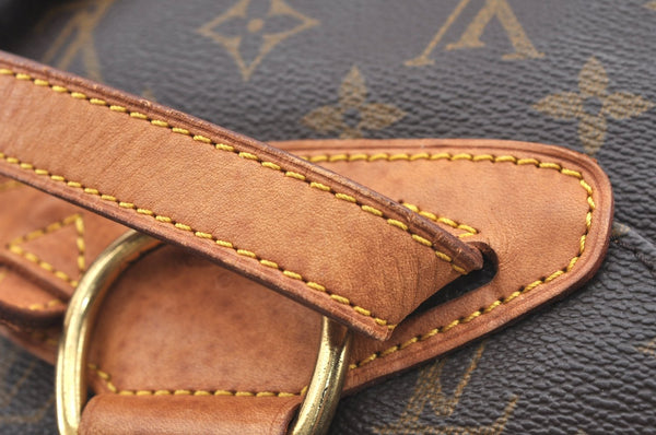 Authentic Louis Vuitton Monogram Montsouris MM Backpack M51136 LV K5327