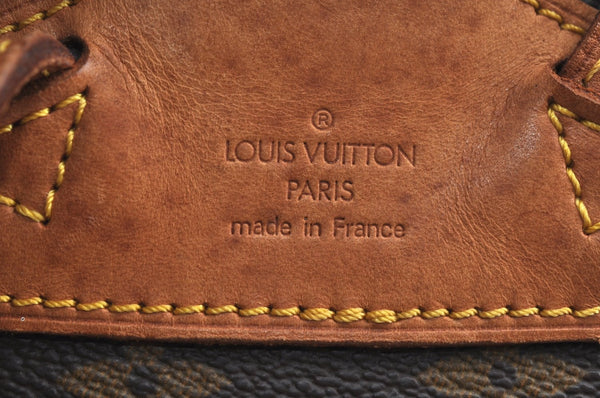 Authentic Louis Vuitton Monogram Montsouris MM Backpack M51136 LV K5327