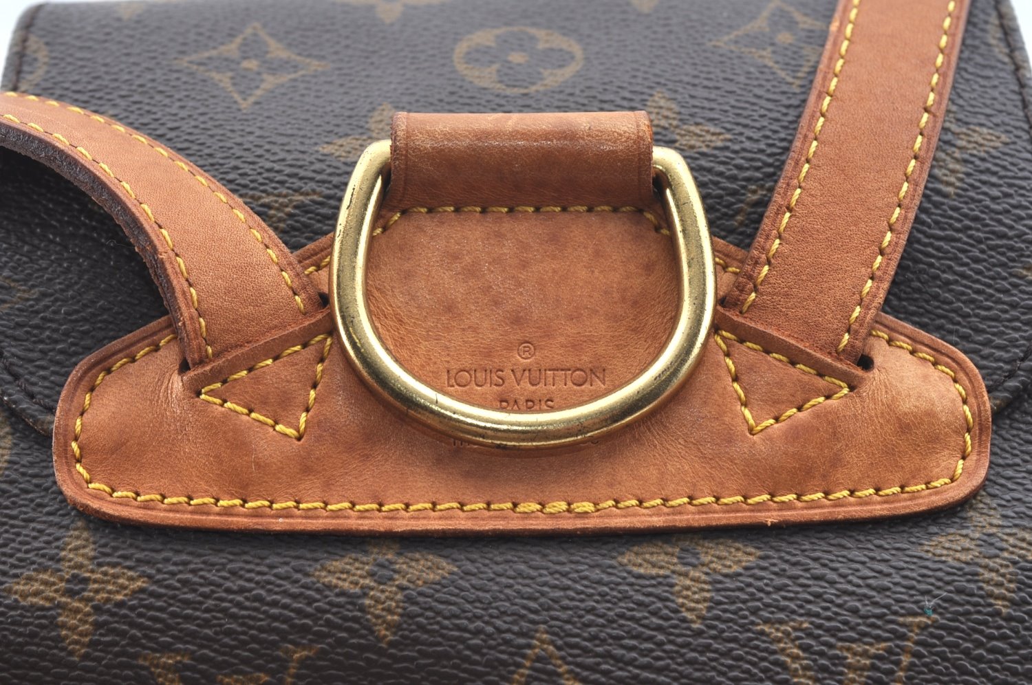 Authentic Louis Vuitton Monogram Montsouris MM Backpack M51136 LV K5327