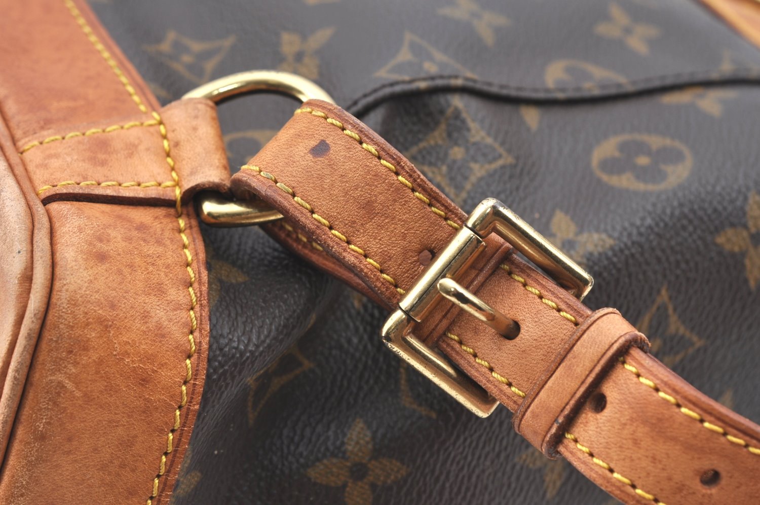 Authentic Louis Vuitton Monogram Montsouris MM Backpack M51136 LV K5327