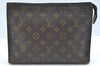 Auth Louis Vuitton Monogram Poche Toilette 26 Cosmetics Pouch Old Model LV K5329