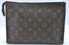 Auth Louis Vuitton Monogram Poche Toilette 26 Cosmetics Pouch Old Model LV K5329