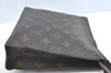 Auth Louis Vuitton Monogram Poche Toilette 26 Cosmetics Pouch Old Model LV K5329