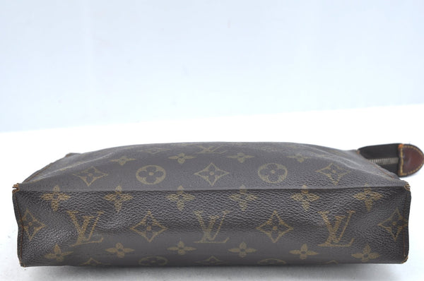 Auth Louis Vuitton Monogram Poche Toilette 26 Cosmetics Pouch Old Model LV K5329