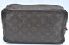 Auth Louis Vuitton Monogram Trousse Toilette 28 Clutch Hand Bag M47522 LV K5330