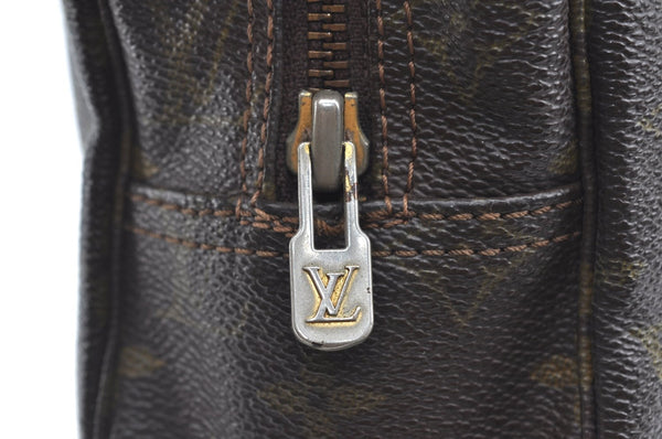 Auth Louis Vuitton Monogram Trousse Toilette 28 Clutch Hand Bag M47522 LV K5330