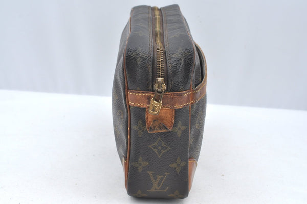 Authentic Louis Vuitton Monogram Compiegne 28 Clutch Hand Bag M51845 LV K5332