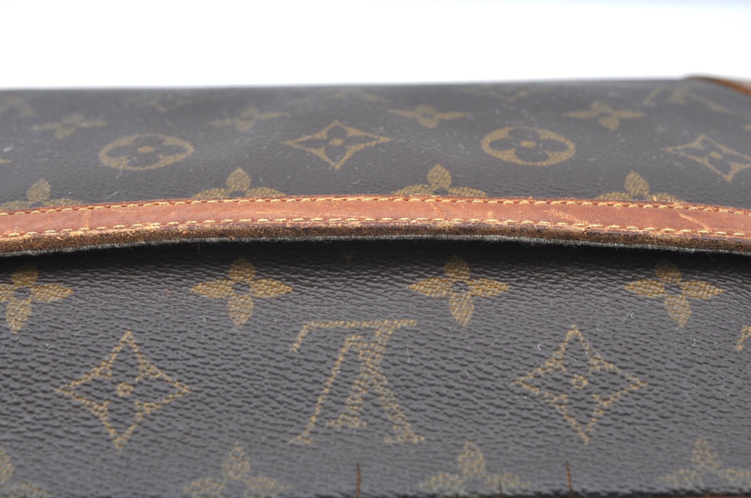 Authentic Louis Vuitton Monogram Compiegne 28 Clutch Hand Bag M51845 LV K5332