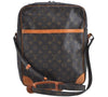 Authentic Louis Vuitton Monogram Danube 28 Shoulder Cross Body Bag LV K5333