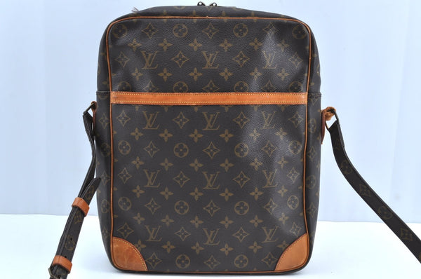 Authentic Louis Vuitton Monogram Danube 28 Shoulder Cross Body Bag LV K5333