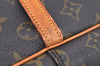 Authentic Louis Vuitton Monogram Danube 28 Shoulder Cross Body Bag LV K5333
