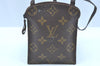 Auth Louis Vuitton Monogram Pochette Secret Shoulder Bag Pouch Old Model K5335