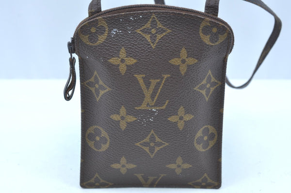 Auth Louis Vuitton Monogram Pochette Secret Shoulder Bag Pouch Old Model K5335
