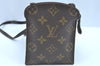 Auth Louis Vuitton Monogram Pochette Secret Shoulder Bag Pouch Old Model K5335