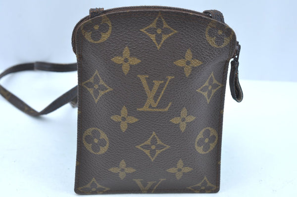 Auth Louis Vuitton Monogram Pochette Secret Shoulder Bag Pouch Old Model K5335