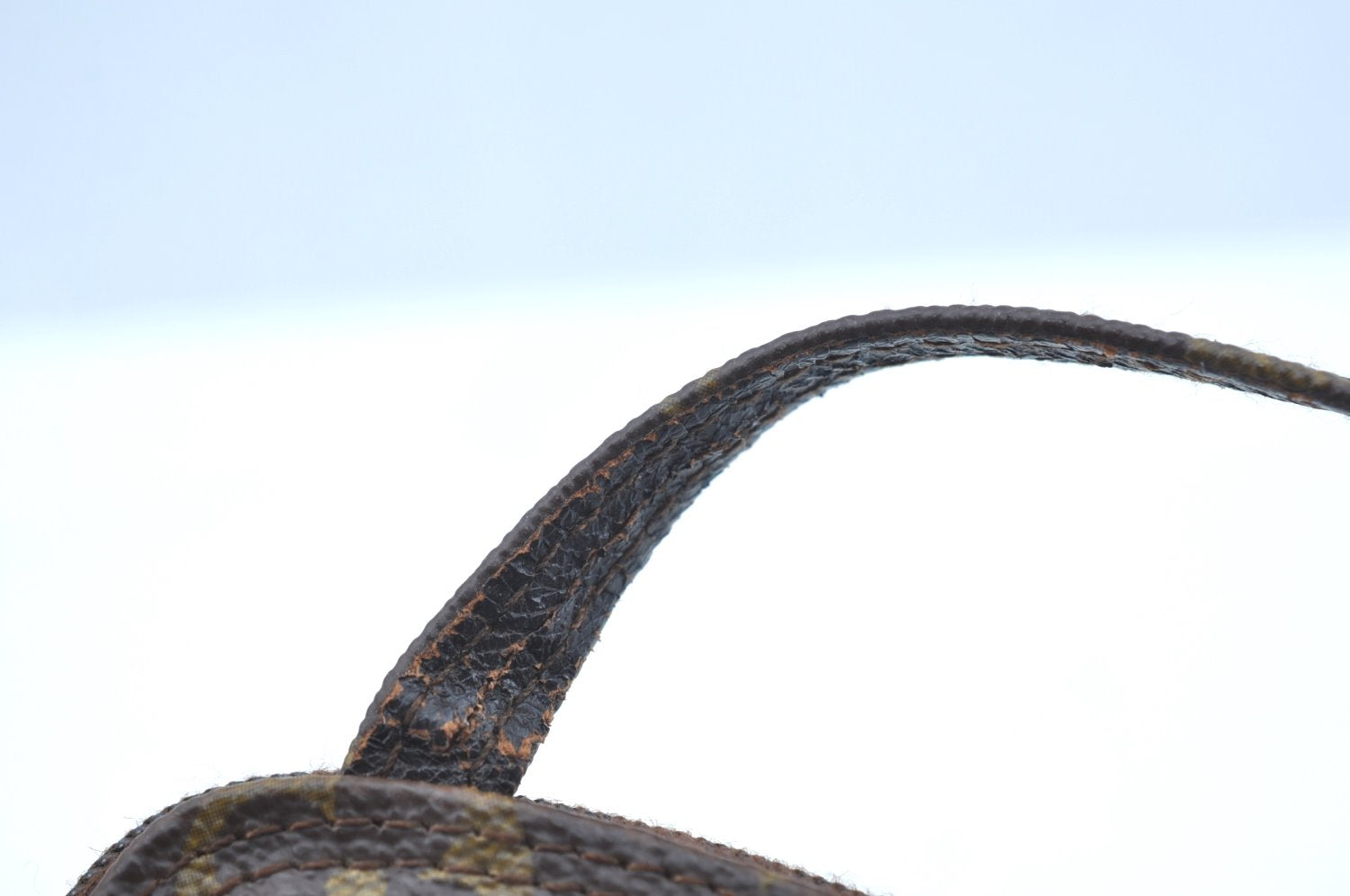 Auth Louis Vuitton Monogram Pochette Secret Shoulder Bag Pouch Old Model K5335