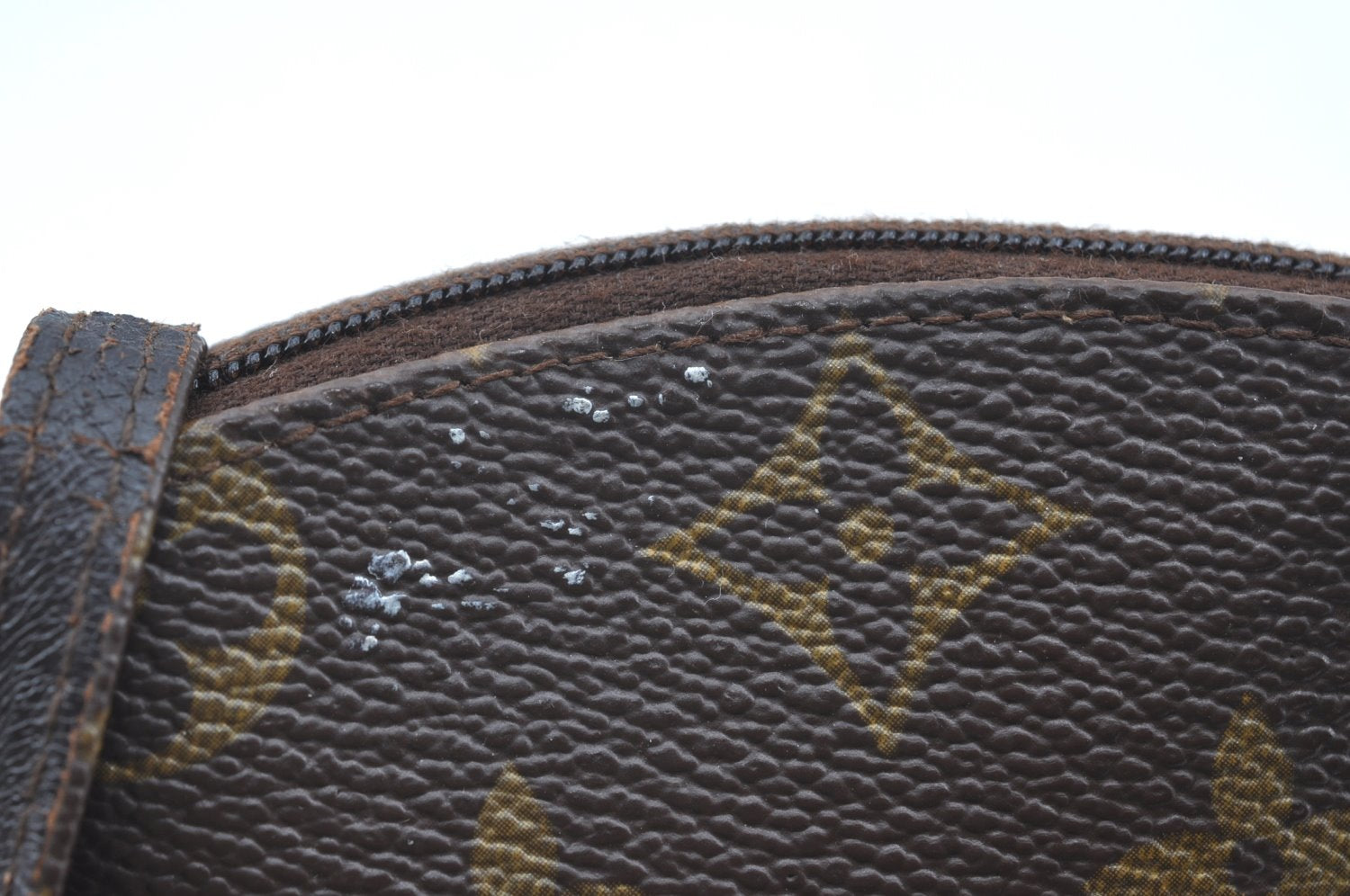 Auth Louis Vuitton Monogram Pochette Secret Shoulder Bag Pouch Old Model K5335