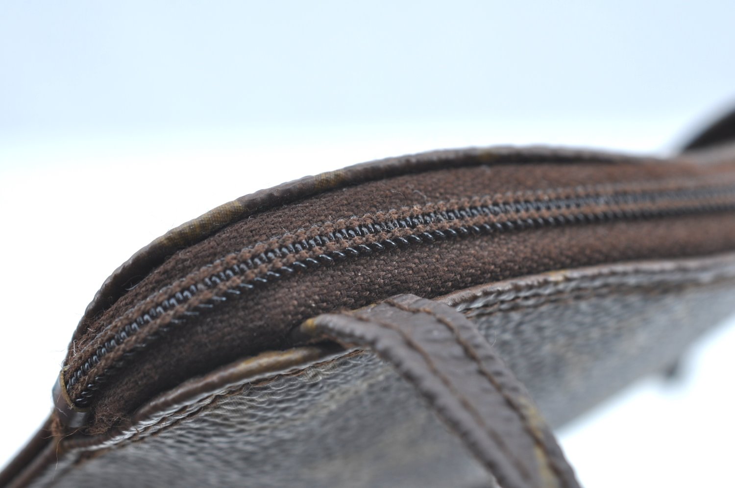 Auth Louis Vuitton Monogram Pochette Secret Shoulder Bag Pouch Old Model K5335