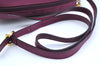 Authentic Salvatore Ferragamo Vara Shoulder Cross Bag Nylon Leather Purple K5337