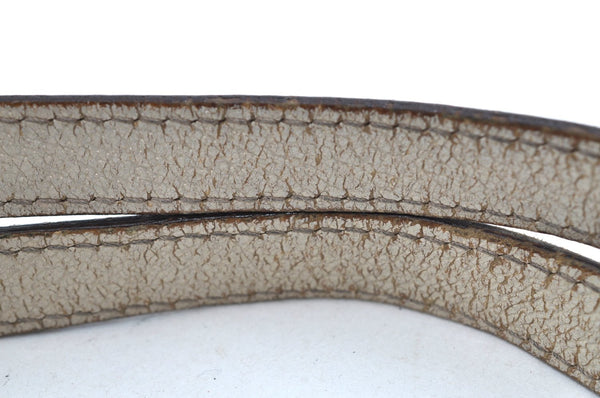 Authentic GUCCI Eclipse Shoulder Hand Bag GG Canvas Leather 120837 Brown K5340