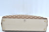 Authentic GUCCI Eclipse Shoulder Hand Bag GG Canvas Leather 120837 Brown K5340
