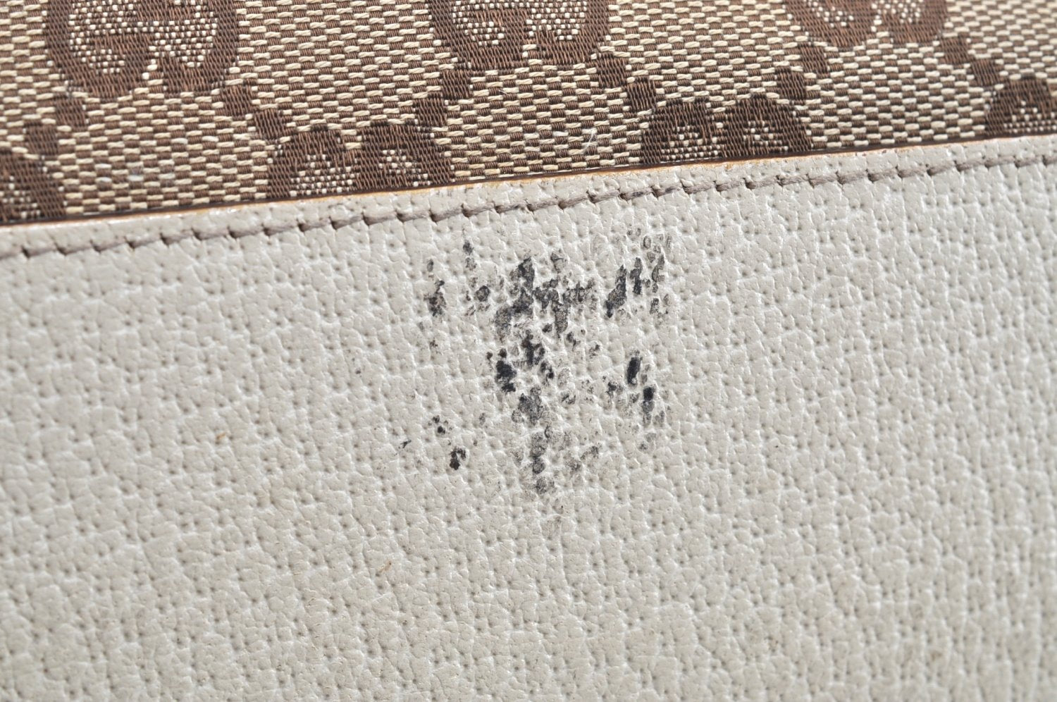 Authentic GUCCI Eclipse Shoulder Hand Bag GG Canvas Leather 120837 Brown K5340