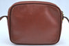 Authentic Salvatore Ferragamo Vara Shoulder Cross Body Bag Leather Brown K5344