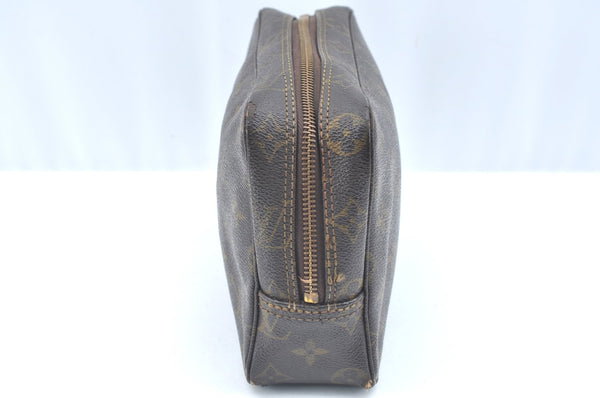 Auth Louis Vuitton Monogram Trousse Toilette 23 Clutch Hand Bag M47524 LV K5355