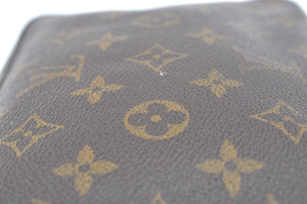 Auth Louis Vuitton Monogram Trousse Toilette 23 Clutch Hand Bag M47524 LV K5355