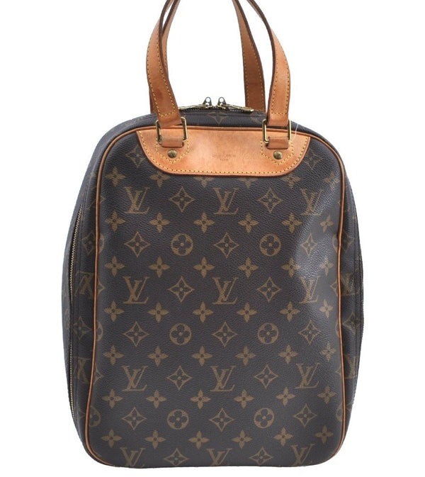 Authentic Louis Vuitton Monogram Excursion Hand Bag M41450 LV K5356