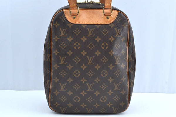 Authentic Louis Vuitton Monogram Excursion Hand Bag M41450 LV K5356