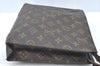 Authentic Louis Vuitton Monogram Poche Toilette 26 M47542 Cosmetics Pouch K5360