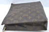 Authentic Louis Vuitton Monogram Poche Toilette 26 M47542 Cosmetics Pouch K5360