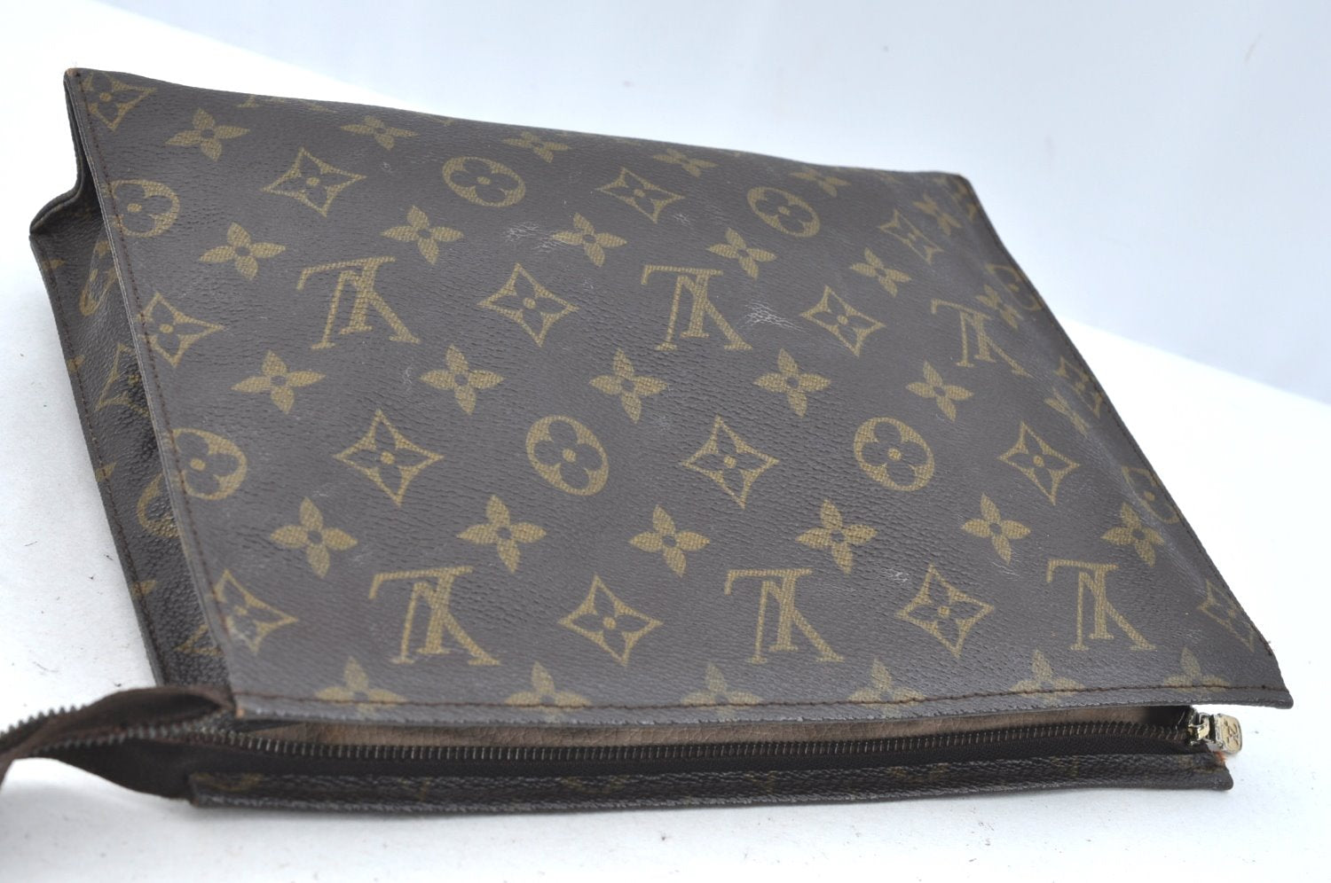 Authentic Louis Vuitton Monogram Poche Toilette 26 M47542 Cosmetics Pouch K5360