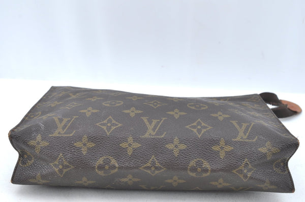 Authentic Louis Vuitton Monogram Poche Toilette 26 M47542 Cosmetics Pouch K5360